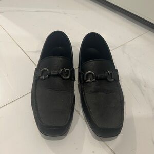 Men's guess Black Loafers driving shoes